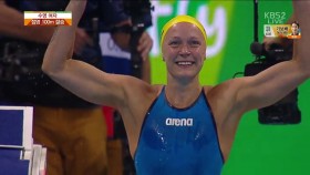 女 접영 100m결승 이미지