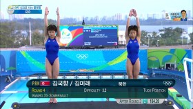 女 싱크로 10m 플랫폼 결승, 4차 이미지