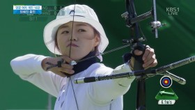 여자 양궁 16강, 남북대결 시작 이미지