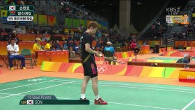 강한 스메싱으로 1세트 승 이미지