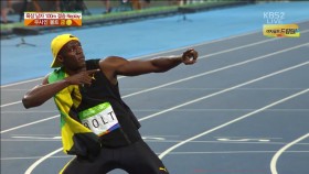 육상 男 100m 결승, 볼트 금 이미지