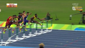  男 110m 허들 결승 이미지